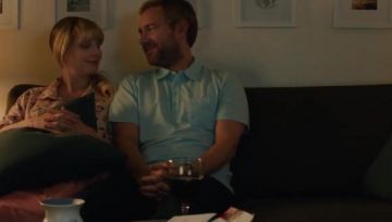 Light blue one chest pocket polo shirt worn by Charlie (Martin Freeman) in Ode to Joy
