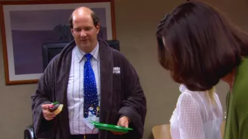 Gris Dsous Mifflin Robe de Kevin Malone (Brian Baumgartner) dans Le Bureau (S03E10)