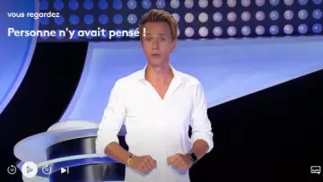 The white Shirt worn by Cyril Féraud in the show no one had thought of it ! on 17 July 2019