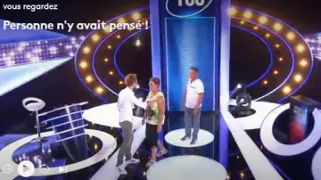 Sneakers adidas moose white worn by Cyril Féraud in the show no one had thought of it ! on 17 July 2019