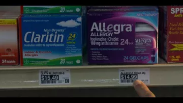 Allegra Adult 24 Hour Allergy 180 Mg of Nick Spitz (Adam Sandler) in Murder Mystery