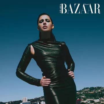 Vestido de Tom Ford usado por Naomi Scott en su cuenta de Instagram @naomigscott