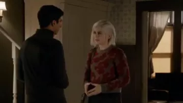 Rag & Bone Mohair Leopard Sweater. worn by Olivia Moore (Rose McIver) in iZombie (Season 05 Episode 11)