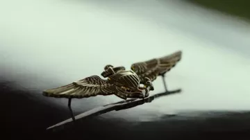 Marine Marine Pilote Emblème Métallique de Maverick (Tom Cruise) dans Top Gun: Maverick