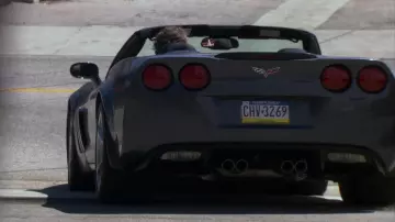 Grey 2011 C6 Chevrolet Corvette driven by Robert California (James Spader) in The Office (Season 07 Episode 25)