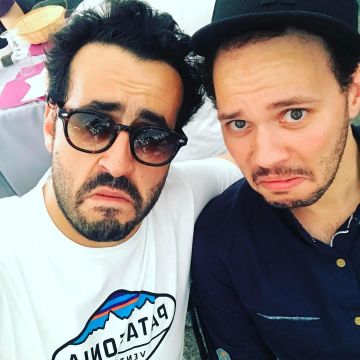 The t-shirt Patagonia worn by Jonathan Cohen on his account Instagram @jonathancohens