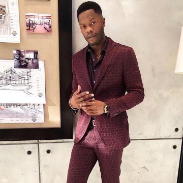 Etro Superleggera Jacquard Blazer worn by Sam Adegoke on his Instagram account @samadegoke