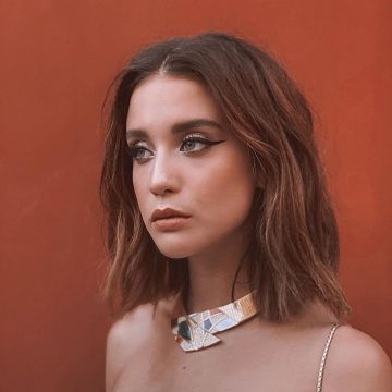 Black Liquid Eyeliner of María Pedraza on her Instagram account