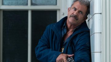Blue jacket worn by Brett Ridgeman (Mel Gibson) in Dragged Across Concrete