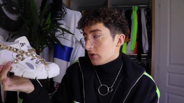 Zapatillas Gucci Flashtrek de Lythan en su video de YouTube ¡TODAS MIS ZAPATILLAS! ( Yeezy, Gucci .. )