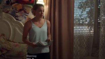 Topshop Double Strap V-Back Camisole worn by Betty Cooper (Lili Reinhart) in Riverdale (Season 01 Episode 03)