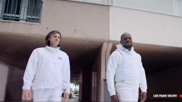 La chaqueta de chándal BYHD x Andrea Crews que lleva Orelsan en el clip ¿Quién tiene la culpa? de Kery James