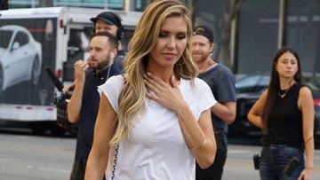 Le top blanc Nili Lotan en Cotton portée par Audrina Patridge dans The Hills : New Beginnings (S01E01)
