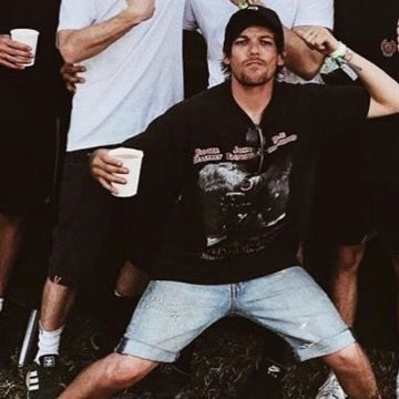 Vintage 1996 the Who Quadrophenia North American Tour T-Shirt worn by Louis Tomlinson Glastonbury Festival June 28, 2019