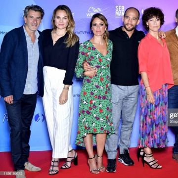 The green dress with flowers by Emma Colberti account on the instagram of @emmacolberti