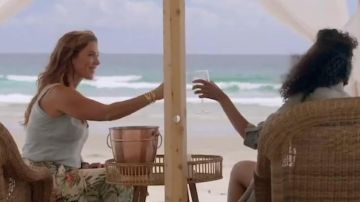 El cubo de cobre utilizado por Cat Chambers (Poppy Montgomery) en Reef Break (S01E01)