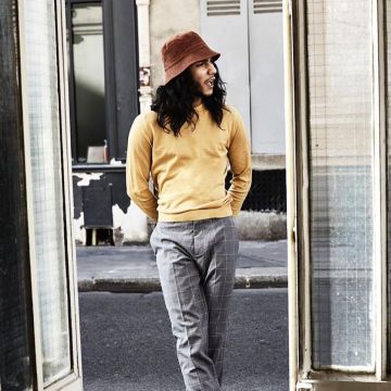 El bob marrón que lució Dylan Robert en su cuenta de Instagram @dylan_robertofficiel