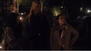 Burberry Cashmere Trench Coat worn by Madeline Martha Mackenzie (Reese Witherspoon) in Big Little Lies (Season 02 Episode 07)