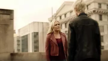 Lucky Brand Helen Leather Moto Jacket worn by Lauren Strucker (Natalie Alyn Lind) in The Gifted (Season 02 Episode 02)