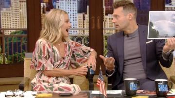 Ba&Sh Beryl Dress worn by Kelly Ripa on LIVE with Kelly and Ryan JULY 25, 2019