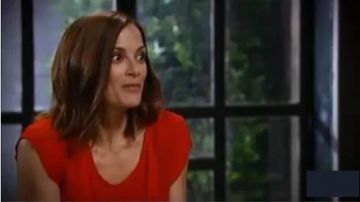 Joie Phaedra Top worn by Rebecca Budig as seen in General Hospital July 25, 2019
