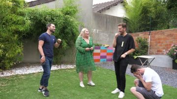 Sneakers white Pierre Croce in the YouTube video You lose, you drink alcohol, the highest in the world #2