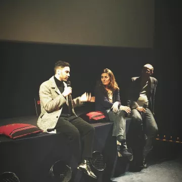El Circolo 1901 Striped Blazer de Tahar Rahim en @taharrahimofficiel