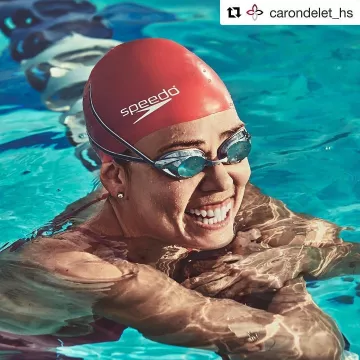 Speedo Fastskin Cap worn by Natalie Coughlin on her Instagram account @nataliecoughlin