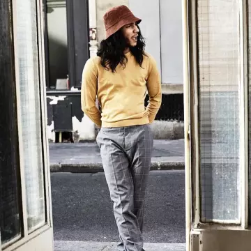 Le pantalon à Carreaux porté par Dylan Robert sur son compte Instagram @dylan_robertofficiel