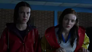 L'imperméable jaune porté par Max Mayfield (Sadie Sink) dans Stranger Things (Saison 03 Episode 03)