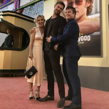 Tod's Mocassino Leather Loafers worn by Chris Hemsworth Once Upon a Time Premiere July 22, 2019