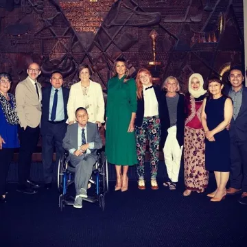 Christian Louboutin So Kate Pointy Toe Pump usado por Melania Trump ennedy Center 26 de julio de 2019