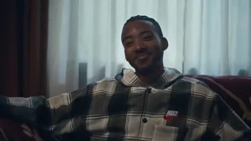 Sweatshirt Nike plaid worn by Chris McKay (Algee Smith) in Euphoria (S01E02)