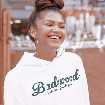 Crop Top Sweater worn by Zendaya on her Instagram account @Zendaya