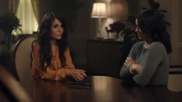 Self-Tie Blouse worn by Hermione Lodge (Marisol Nichols) in Riverdale (Season 01 Episode 07)