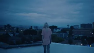 The jogging pants gray stripes Aviator Nation worn by Julius Vaughn (Hunter Schafer) in Euphoria (S01E07)