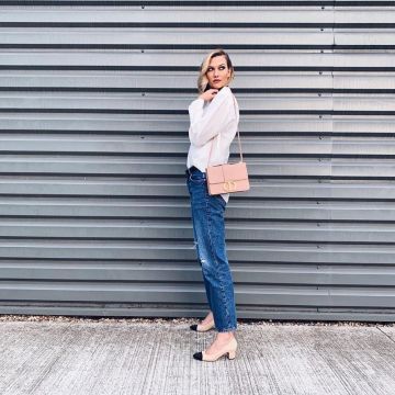 Blue Jeans worn by Karlie Kloss on her Instagram account @karliekloss