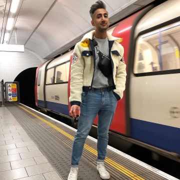 Les rois de l'Indigo denim veste portée par Tan France sur son Instagram account @tanfrance