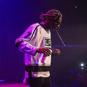 LA Kings Authentic Pro Road Adidas Jersey worn by Young Thug on his Instagram account @youngthug