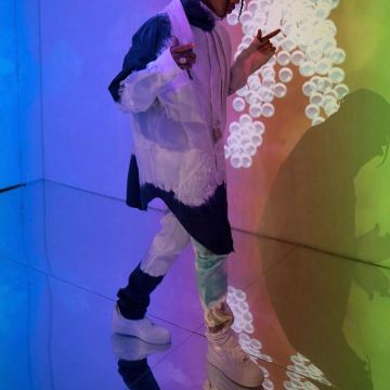 Zapatillas Nike Air Force 1'07 en color blanco usadas por Tyga en su cuenta de Instagram @tyga