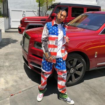Converse x JW Anderson Americana Chuck 70 High Top zapatillas usadas por Tyga en su cuenta de Instagram @tyga