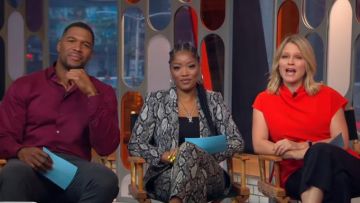 ALICE+OLIVIA Richie blazer Black/Multi worn by Keke Palmer on Good Morning America JULY 31, 2019