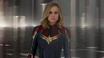 Captain Marvel Costume jacket worn by Carol Danvers (Brie Larson) as seen in Cap­tain Mar­vel