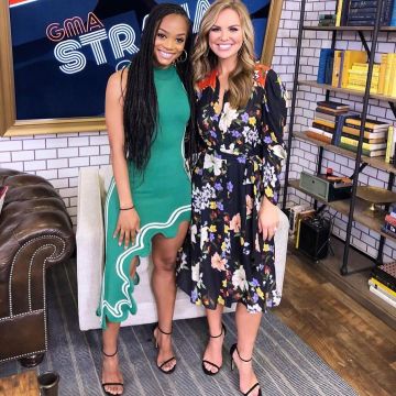 Stuart Weitzman Nudiste Sandales portées par Hannah Brown à l'Intérieur de l'Édition du 31 juillet 2019