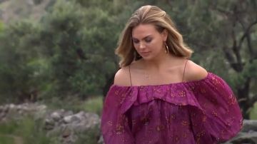 Blusa de Ulla Johnson Coline usada por Hannah Brown en The Bachelorette (Temporada 15 Episodio 12)