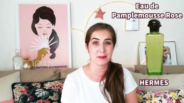 Agua de pomelo rosa de Hermes de Iris Factice en el vídeo de youtube TOP 10 PERFUMES MIXTOS PARA LAS VACACIONES DE VERANO 2019