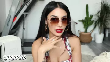 Sunglasses square brown Sananas in How to stay stylish in the summer ? I tell you all !