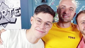 T-shirt Yoko yellow worn by Squeezie in the video is that you really get to know YouTube