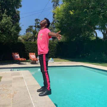 Nike Shoes Air Force black Lil Sin X on the account instagram of @lilnasx