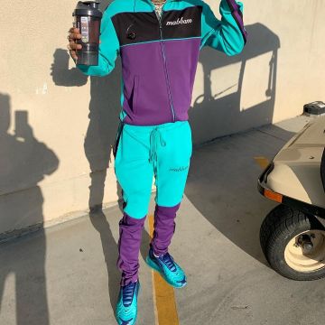 Sneakers Nike Air Max 720 Sea Forest of Swae Lee on the account instagram of @swaelee